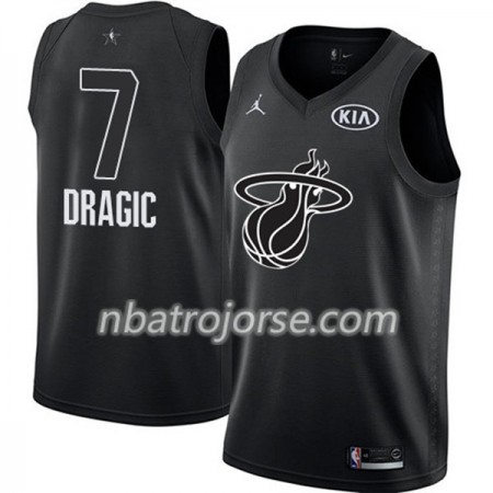 Män Miami Heat Tröja Goran Dragic 7 2018 All Star Jordan Brand Svart Swingman